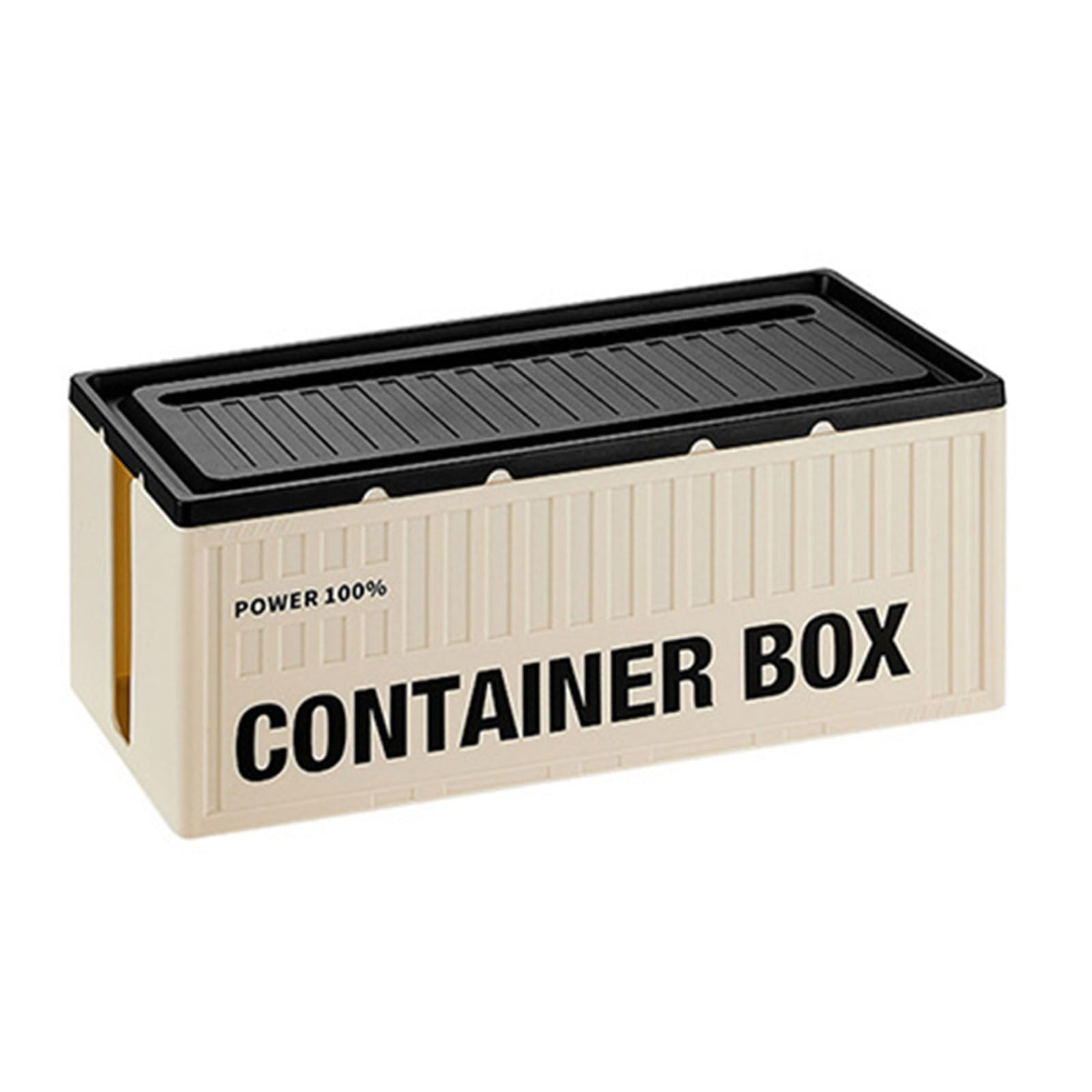 Tsophreniq Functional Cable Organizers Box Desktop Cable Organizers Box for Neat and Clean Space with Sturdy Dustproof Designs Cord Storage Solution