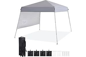 Pop-Up Canopy Tent - Instant Outdoor Canopy with Wheeled Carry Bag
