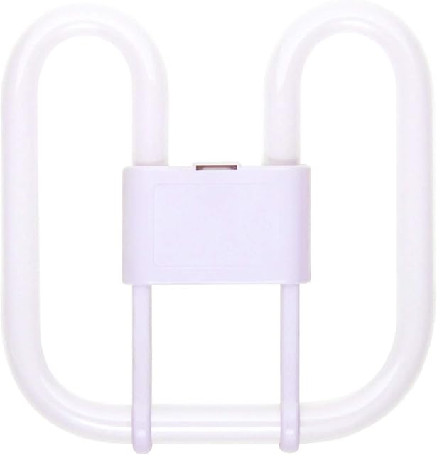 British Electric Lamps Bell 16w 2D Square 2-Pin GR10q Cap Cool White (4000k) Compact Fluorescent Lamp, GR8, 16 W