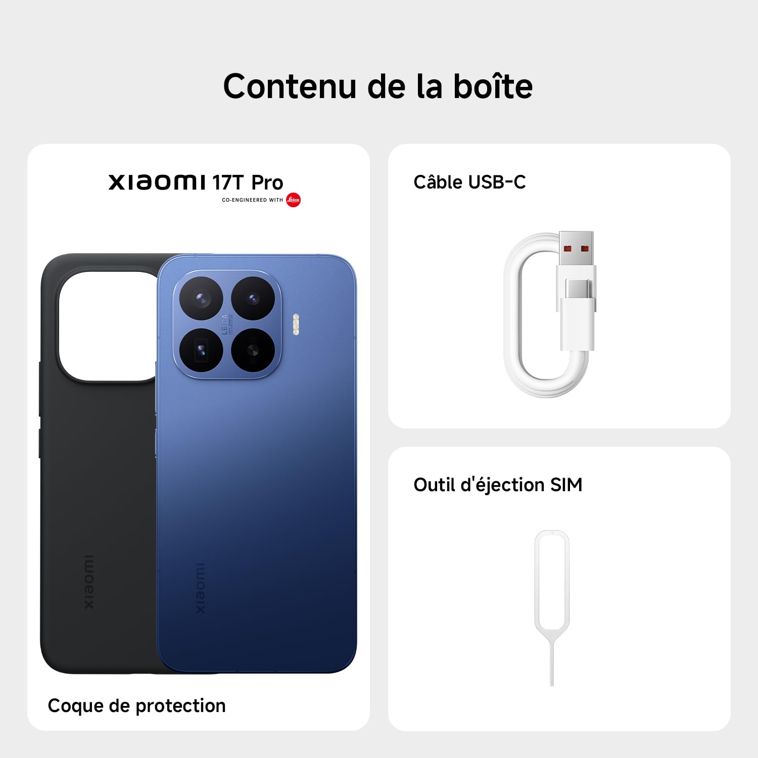 XIAOMI 17T Pro Smartphone 12 Go + 1 to Téléobjectif Leica x5 - Noir | Écran 6,83 pouces 144Hz, batterie 7000mAh, 5G, HyperCharge 100W, 1 an de garantie supplémentaire