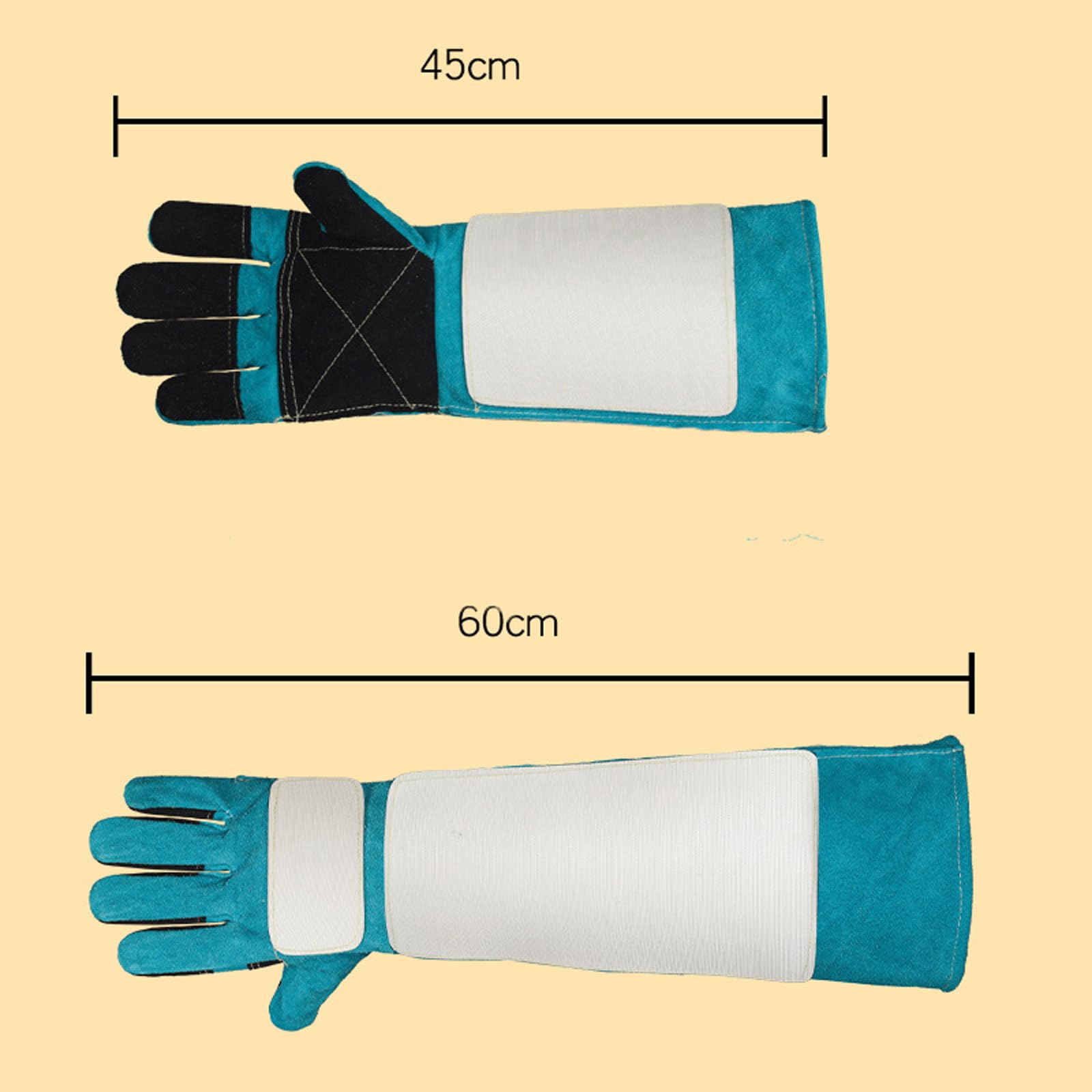 Anti-Morsure De Sécurité Mordre Gants,Gants Anti-Morsure,Gants de Soudure,Gants De Traitement des,Anti-Rayures,Résistant à l'usure,imperméable,imperméable,pour Chat,Chien,Oiseau,bétail