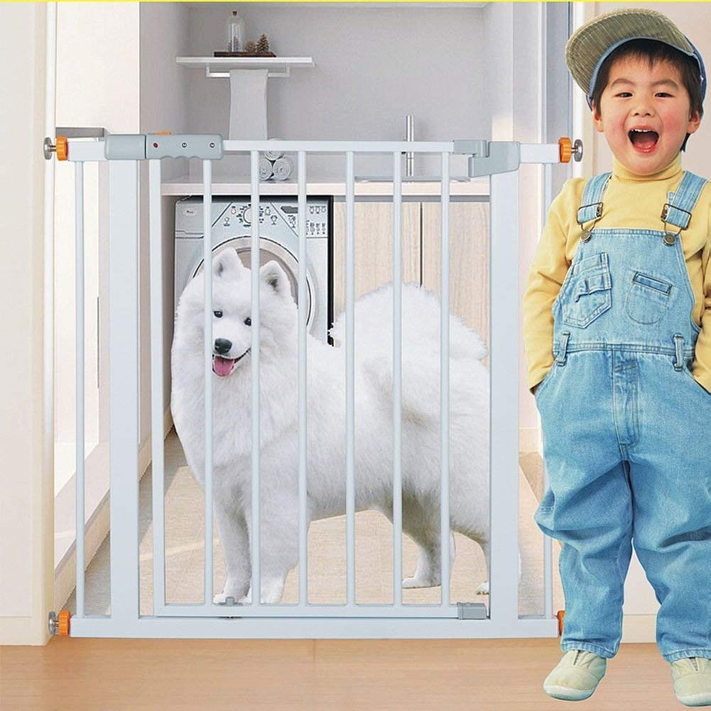 Pet Playpens Bramka Bezpieczeństwa Dla Dzieci, Bramka Schodowa, Bramka Dla Dzieci, Uchwyt Ciśnieniowy, Bez Wiercenia Schodów-Tralki/82-91Cm