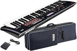 KORG コルグ / KROSS2 61 DB (Dark Blue) [背負える専用ソフト・ケース ＆ ペダル・スイッチ セット！] (KROSS2-61) ワークステーション・シンセサイザー