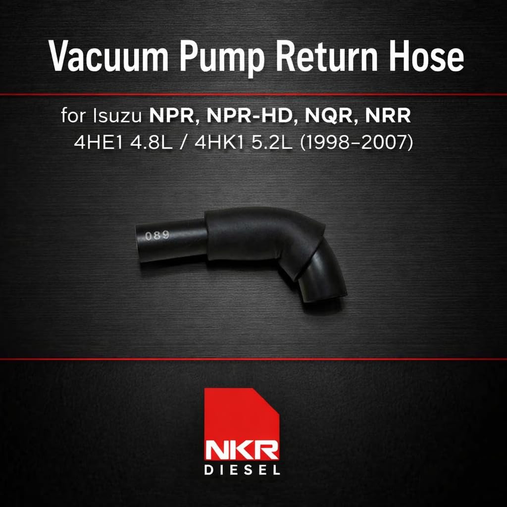 Vacuum Pump Return Hose | Hose Vac Pump Return | for Isuzu NPR, NPR-HD, NQR, NRR | 4HK1 5.2L & 4HE1 4.8L (1998–2007)