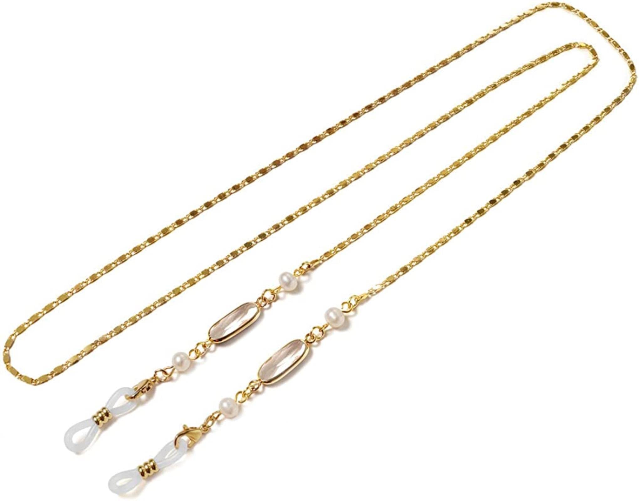 Chaînette pour Lunettes de Soleil, Porte-Lunettes, Cordon pour Lunettes de Vue pour Femmes