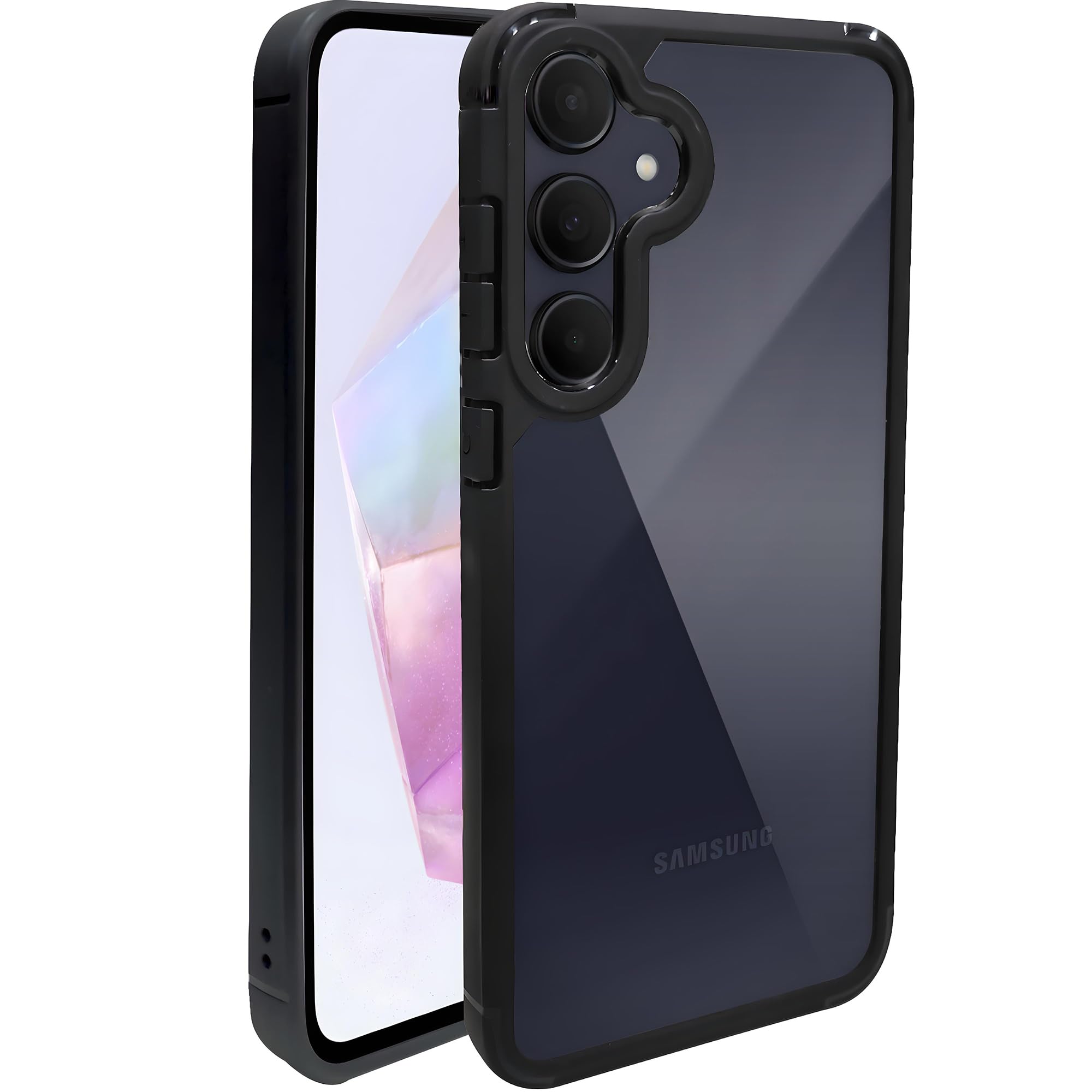 A rtistque Hard Clear Back Cover Case for Samsung Galaxy A35 5G | Shockproof TPU | Acrylic Armor Case for Samsung A35 | Stylish Protective Design - Transparent (B0D5HQ624V) Amazon Price History, Amazon Price Tracker