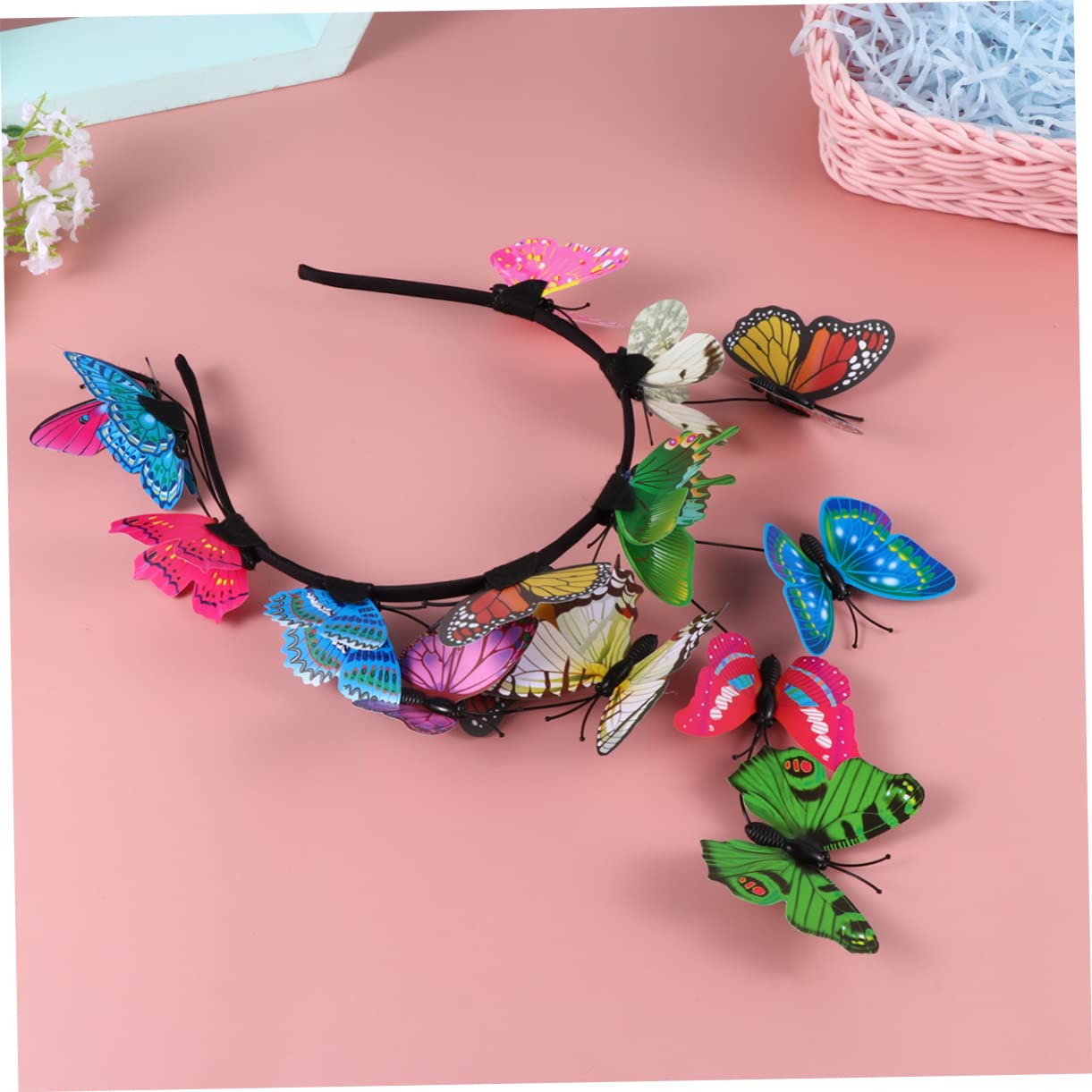 FRCOLOR 3pièces Bandeau Créatif Pour Femmes Accessoire De Coiffure Léger Et Ajustable Pour Occasions Spéciales Fêtes Motif