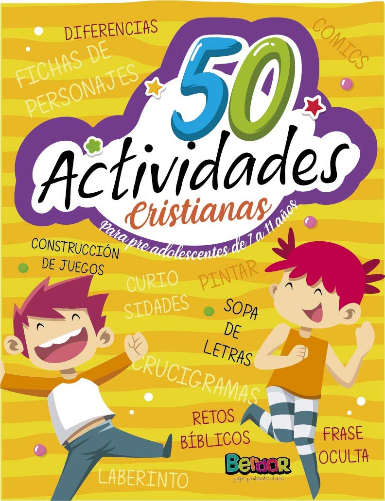 Buy 50 Actividades Cristianas para niños de 7 a 11 años: Libro de ...
