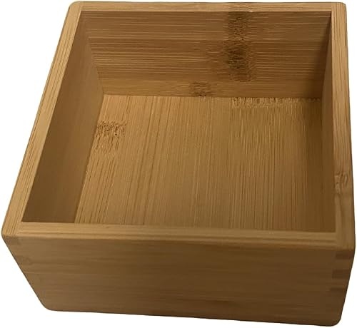 Organizador de cajones de bambú, organizador de utensilios de cocina, suministros de oficina, organizador de escritorio, bandeja de cubiertos de