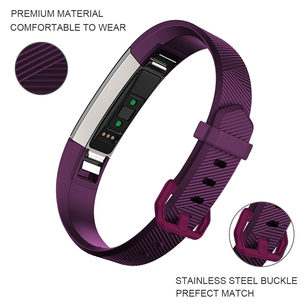 FunBand Correa para Fitbit Alta HR y Fitbit Alta, Edición Especial Soft Silicona Deportes Recambio de Pulseras Ajustable Reemplazo Accesorios para Reloj Fitbit Alta HR y Fitbit Alta — view 2