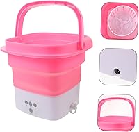 Vista 7 de Lavadora portátil mini carpeta de lavandería compacta para apartamentos dormitorios viajes nosotros enchufe estándar