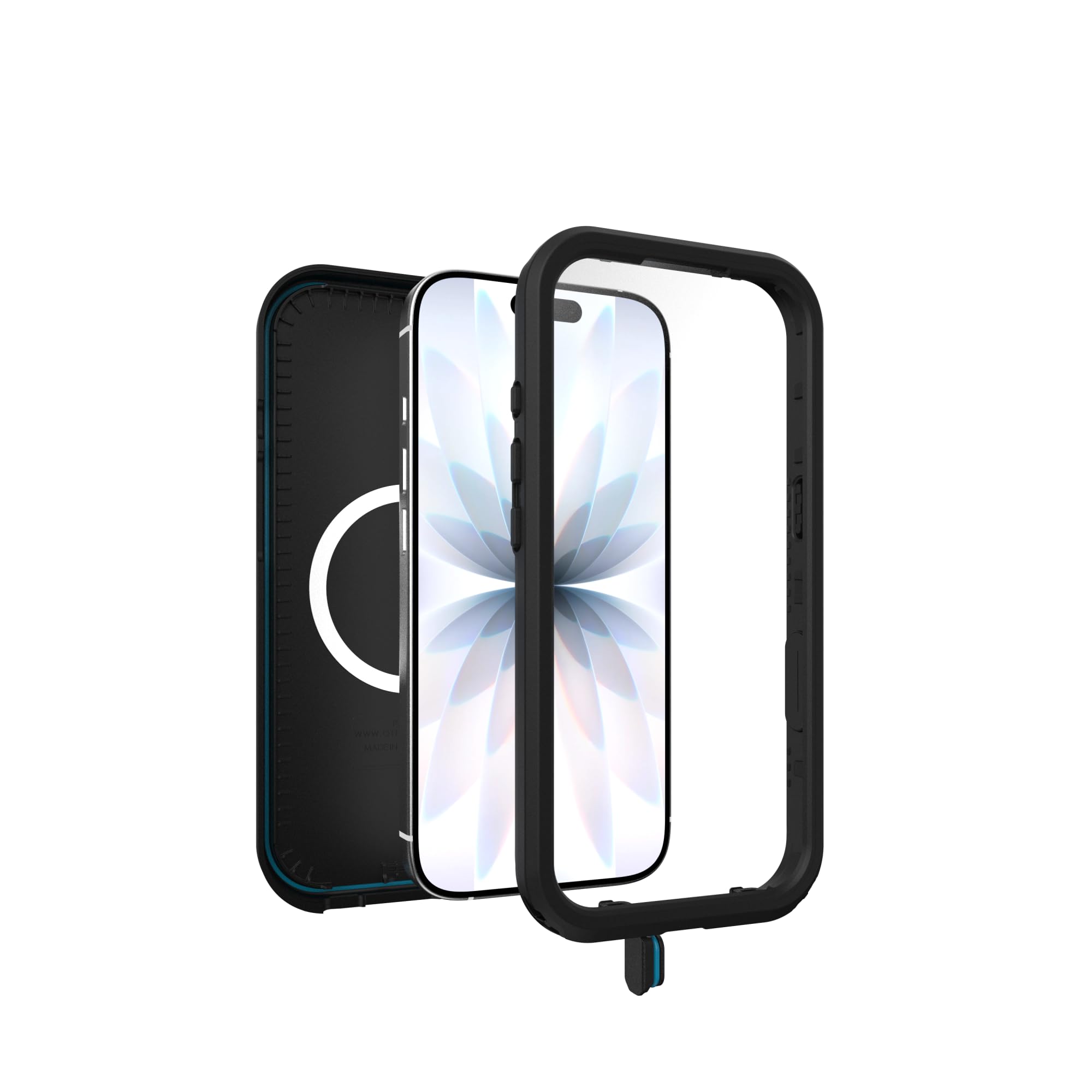 OtterBox Funda Impermeable para iPhone 17 FR, Color Negro, Resistente al Agua, hasta 2 Metros, IP68, Funda de teléfono para Nadar/esnórquel
