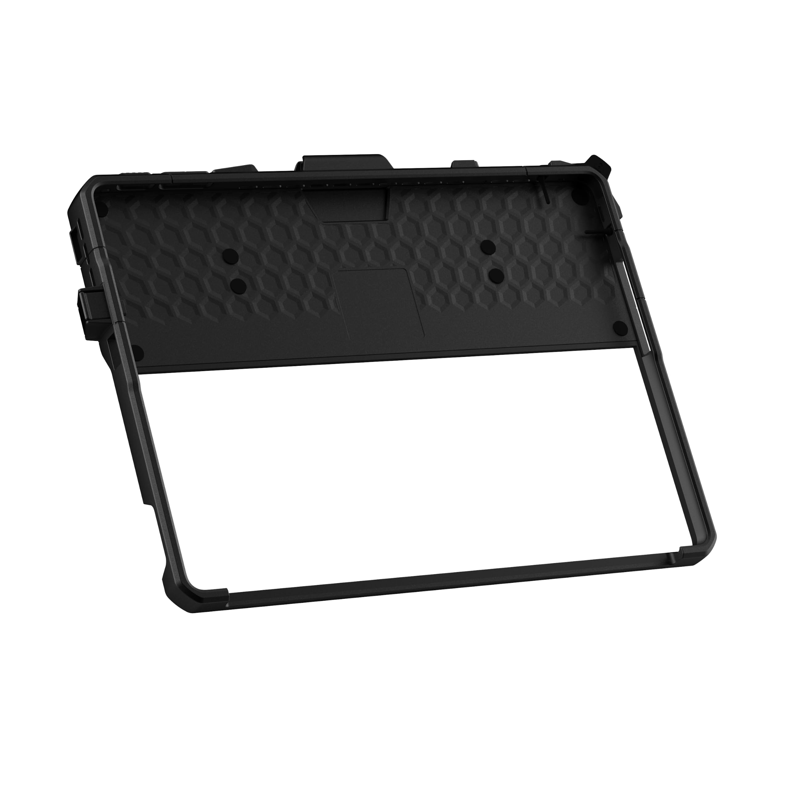 UAG - Funda para Microsoft Surface Pro 11/10/9 Scout negra, lector de tarjetas inteligentes integrado, compatible con CAC TAA DOD Military con soporte para bolígrafo y correa de mano, funda protectora