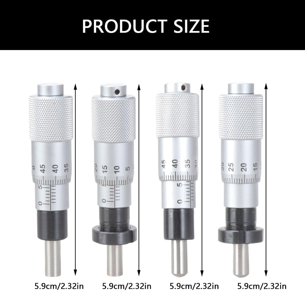 Precisions Flat finger cot Micrometers Head Metal Measuring Device 0 to 13mm 0.01mm Accuracy for Laboratory Machining