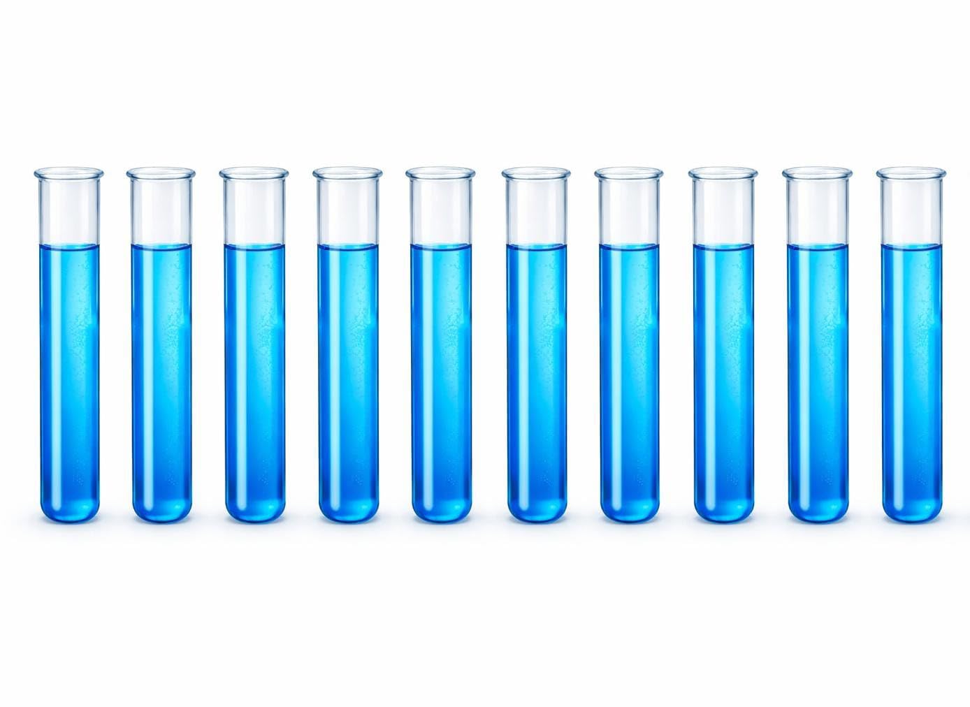 Borosilicate Glass Test Tubes, Round Bottom, 15mm x 125mm, Laboratory Grade, Set of 10-image-45