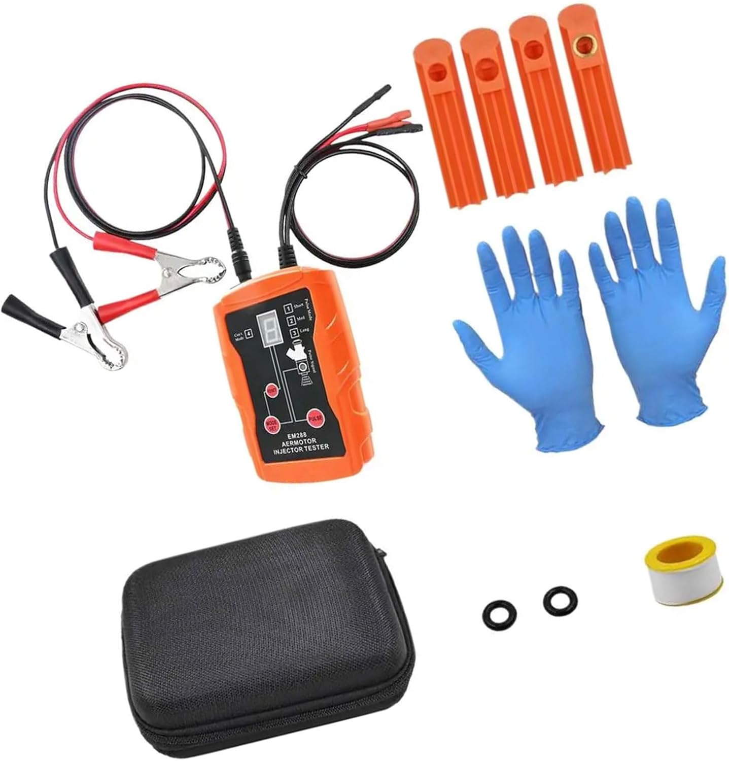 Efficiency Oil Injectors Cleaning Set with Sprayer Pattern Analysis for Auto Repair Injectors Tester Cleaner Automotive Diagnostic Tool Portable Injector Tester Car Maintenance