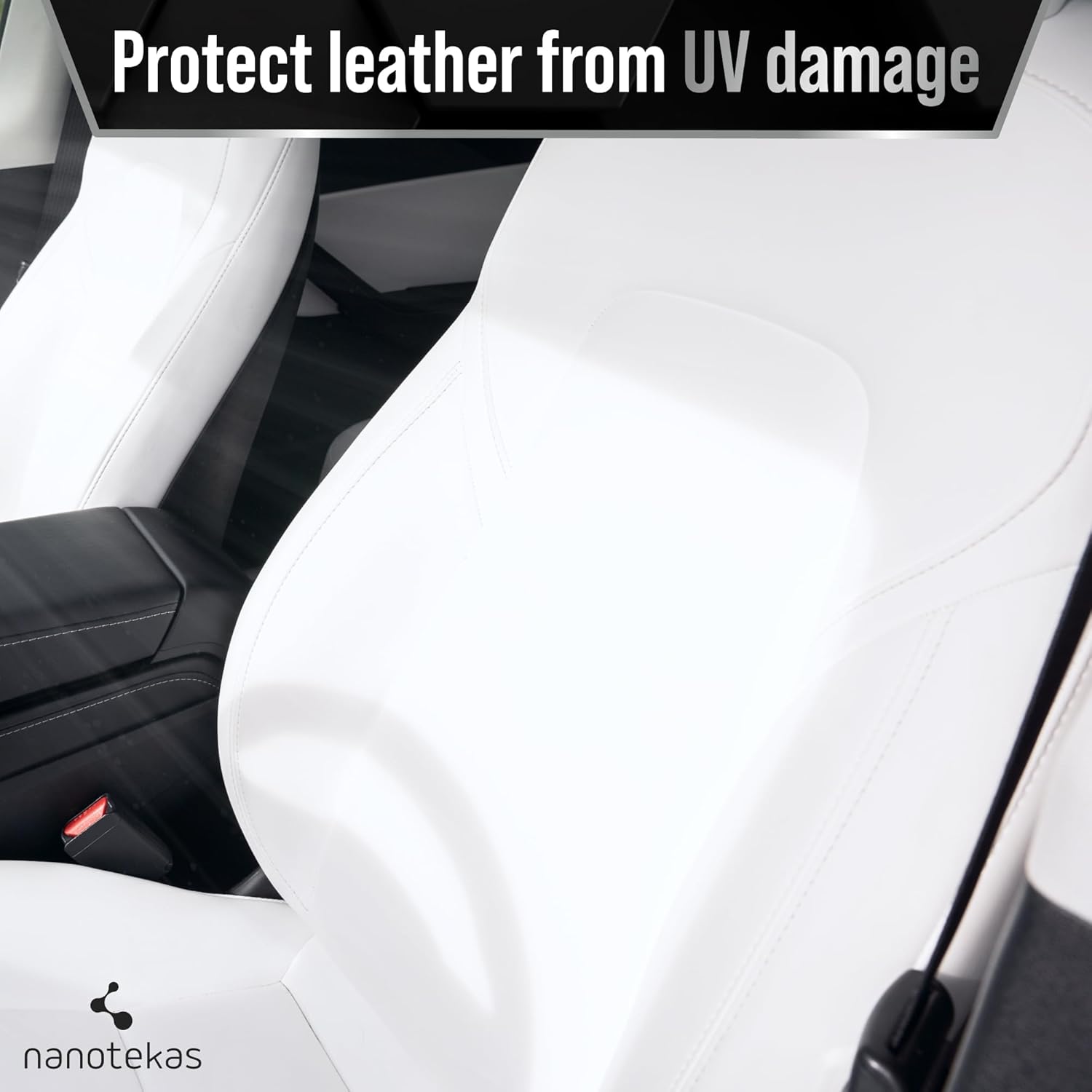 Premium Ceramic Leather Coating – Professional Leather Shield & Protector for Car Seats, Tesla Vegan Leather, Interior, Furniture, Shoes – Nano Technology Long-Lasting Leather Care