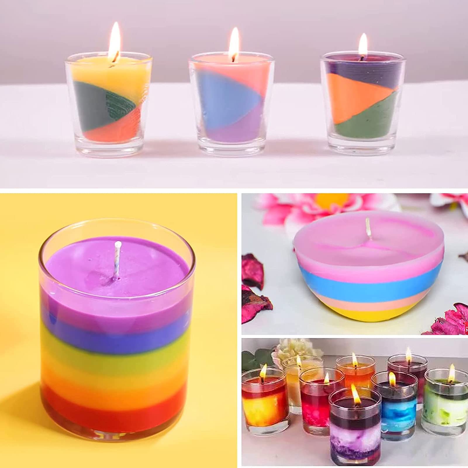 Stoppini Per Candele Pre-Cerati - 20 Pezzi Da 100mm, Low Fumo Per Fai Da Te - Foto 7