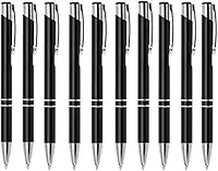 Caneta Metal Sofisticada Escritórios E Empresas kit Com 10 (Preto)
