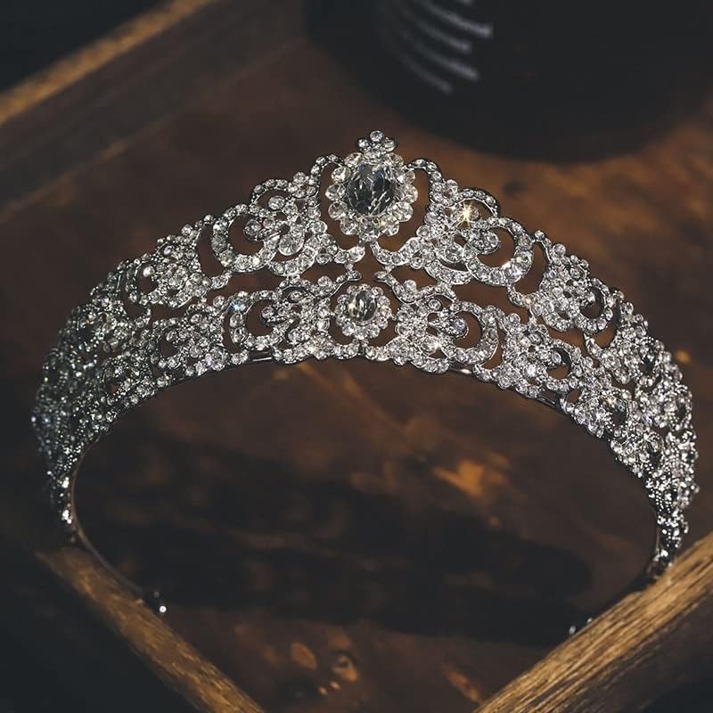 【美品】ジルコニアティアラ⭐︎箱あり⭐︎小顔効果⭐︎ キュービックジルコニア ウェディングジュエリー ティアラ