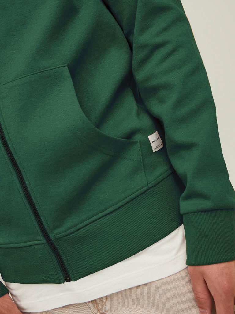 JACK & JONES Męska kurtka z kapturem, jednokolorowa, z kapturem