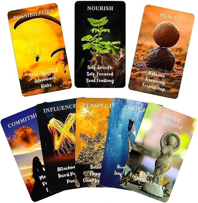 Twin Flame Love Oracle Cards, Hearts Hidden Secrets Oracle Deck, 78 kart tarota dla początkujących, pomaga odkryć, co naprawdę jest w ich przestrzeni serca