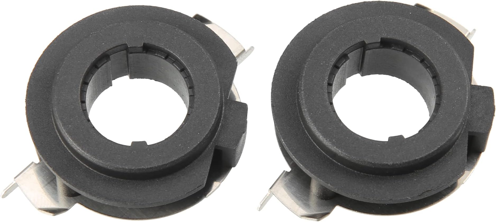 X AUTOHAUX Car H7 LED Headlight Bulb Adapter Socket Base Holders (Pack of 2)