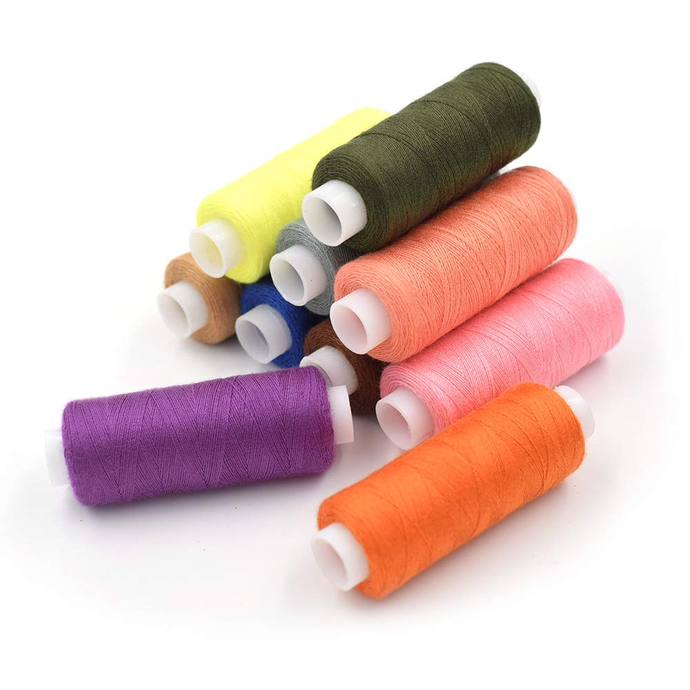 90 metri filo per cucire multicolore cavo in polie... – Grandado