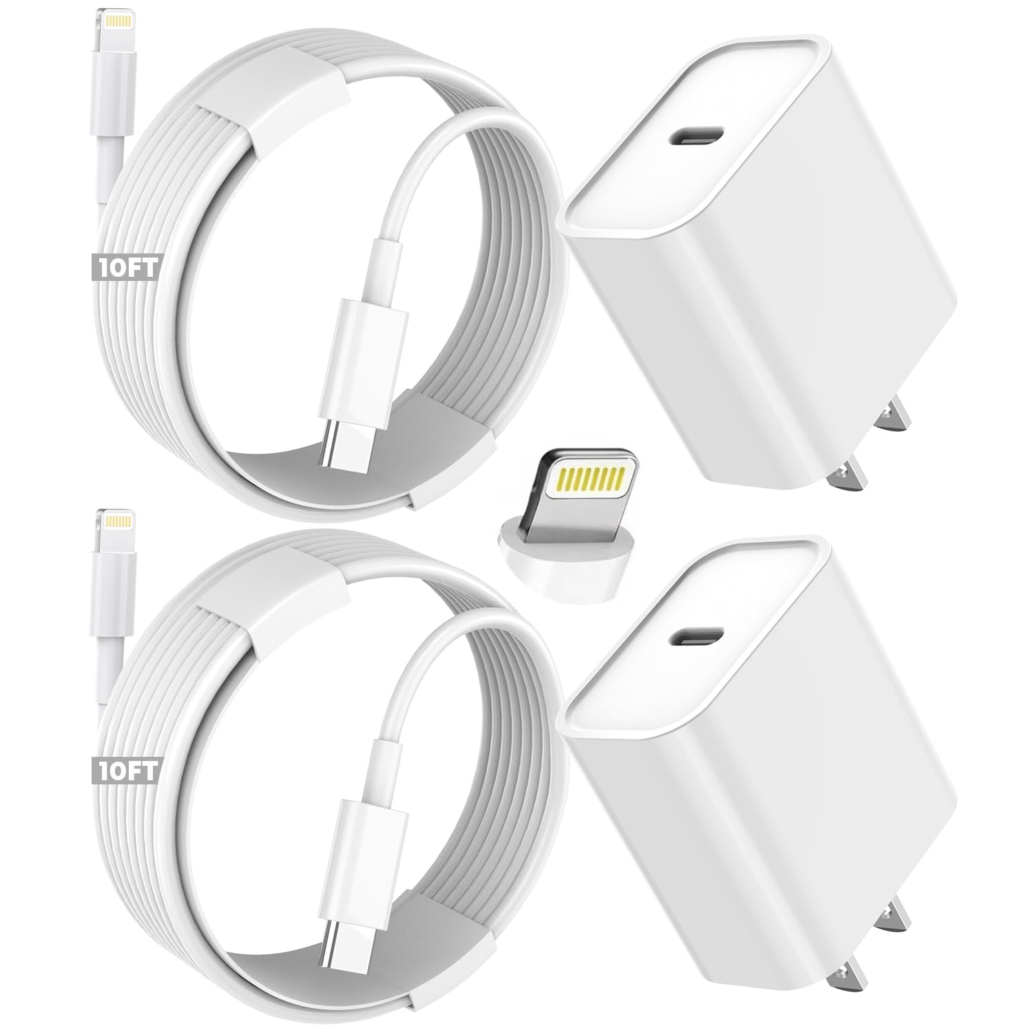 iPhone Fast Charger Extra Long iPhone Charger Fast Charging 10Foot 2Pack i Phone Chargers 10FT USB C to