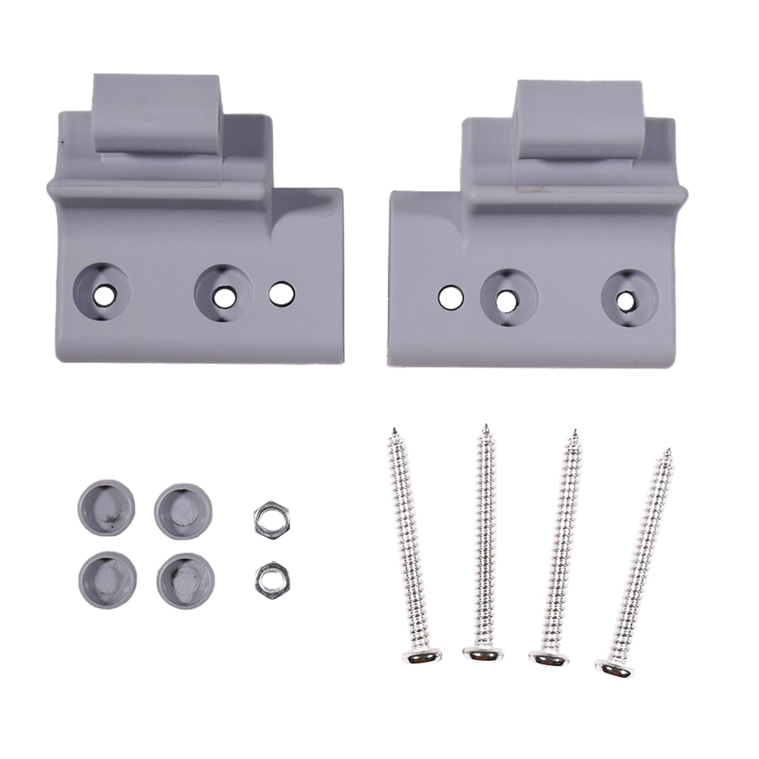 Dachfenster Griffkonsole Set AF/BA 2skt Ersatzteil Kompatibel mit Braas Atelier-Fenster Grau