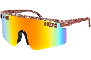 49ers Sunglasses: X Zubaz NFL Collab 90s Retro Swag