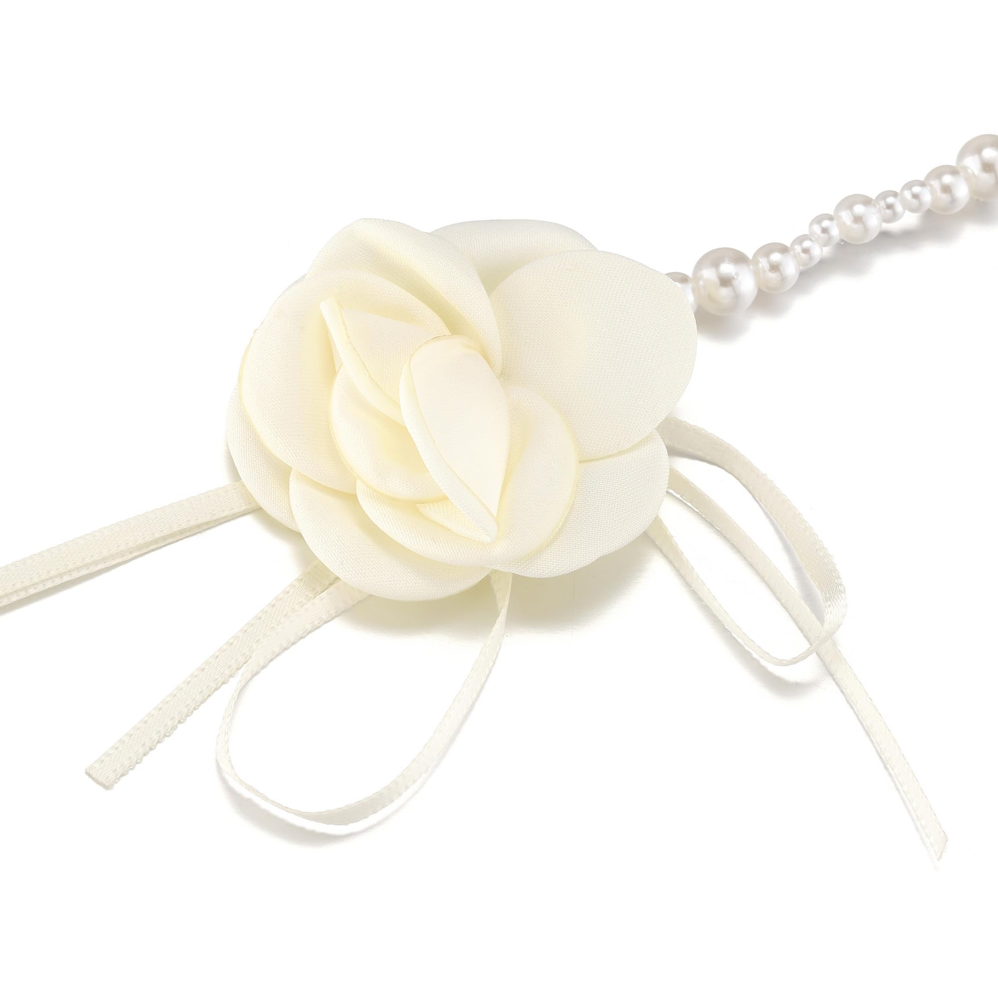 Elegant Spitze Umschlagtücher mit Blumen Halsband,Lace Umhang Perlen choker für Brautkleid Abendkleid Cocktaikleid Hochzeitsaccessoires