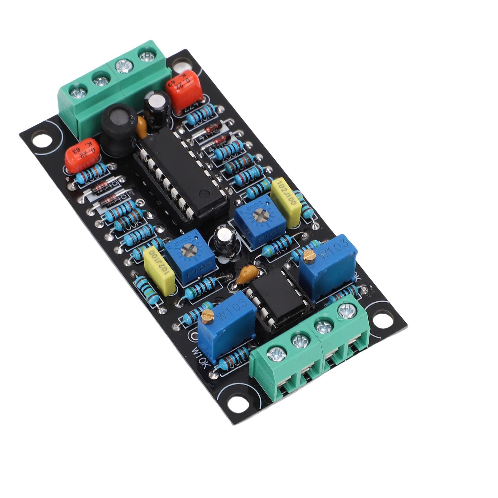 Generic Scheda Driver VU Meter Precisa, Efficiente Modulo di Pilotaggio Amplificatore a Doppio Canale per Sistemi Audio con Basso Consumo Energetico per un Facile Utilizzo, PCB 1 Pezzo