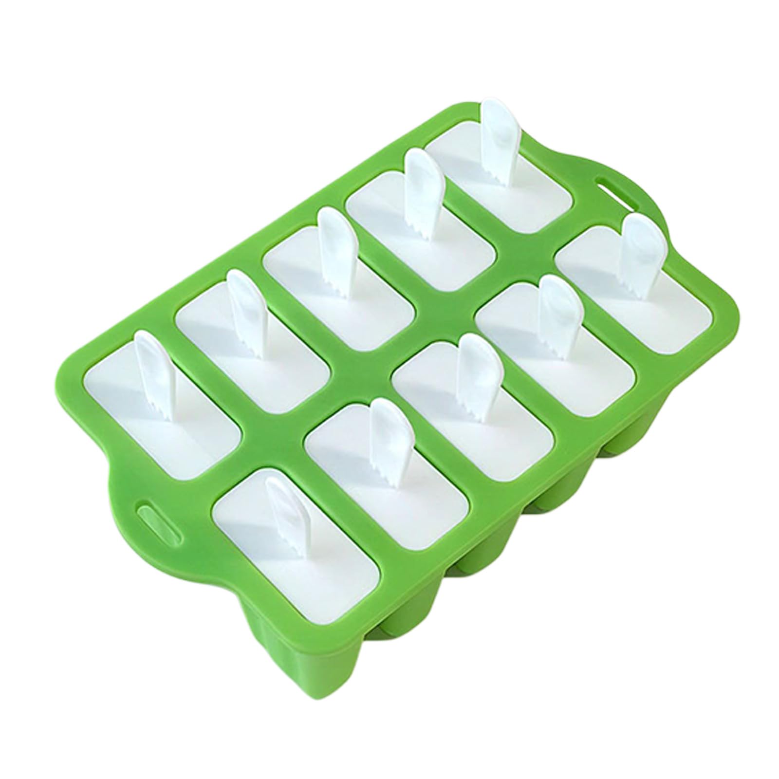 NMFLAB Premium 10 Hole Silicone Lolly Maker for Effortless Removal and Multiple Flavor Choices Colorful Silicone Ice Molds