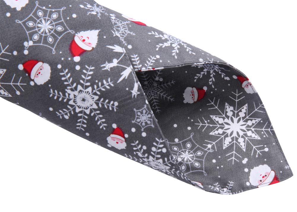 Paquete de 4 pañuelos de Navidad Reversibles para Perros, Gatos, Mascotas