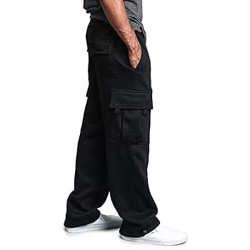 【U LAN】Hack Wide Big Pocket Sweat Cargo Pants Hack wide big pocket sweat cargo pants - U LAN