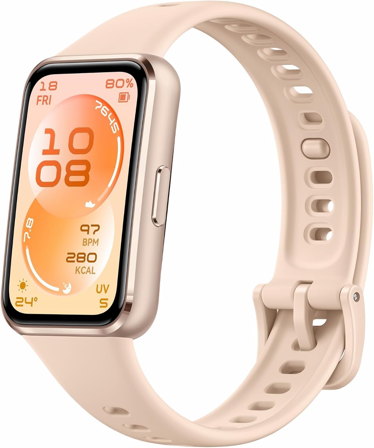 Huawei Band 11 Smartwatch Caja de Aleación de Aluminio, Gran Pantalla de 1.62", Nuevo Monitoreo de Sueño, Bienestar Emocional, Beige