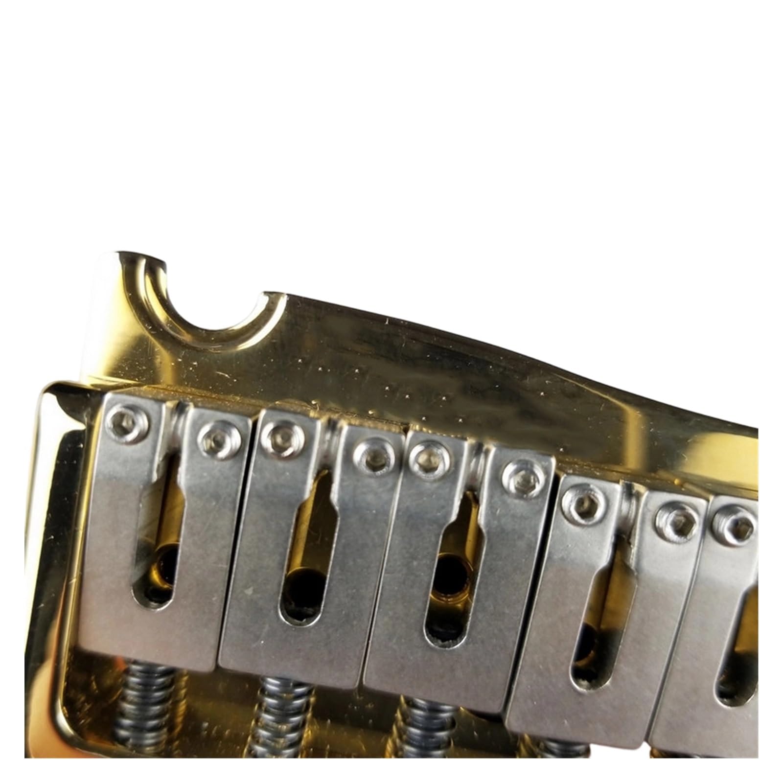 Pequeño Puente De Guitarra Eléctrica Doble Trémolo Con Accesorios Dorados Puente De Guitarra Profesional