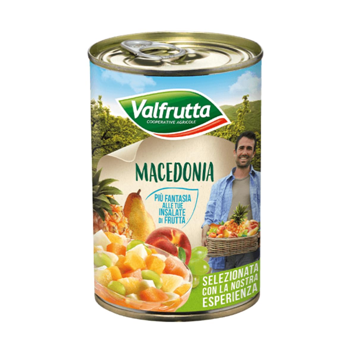 Frutta Valfrutta Macedonia allo Sciroppo 12 x 411 gr