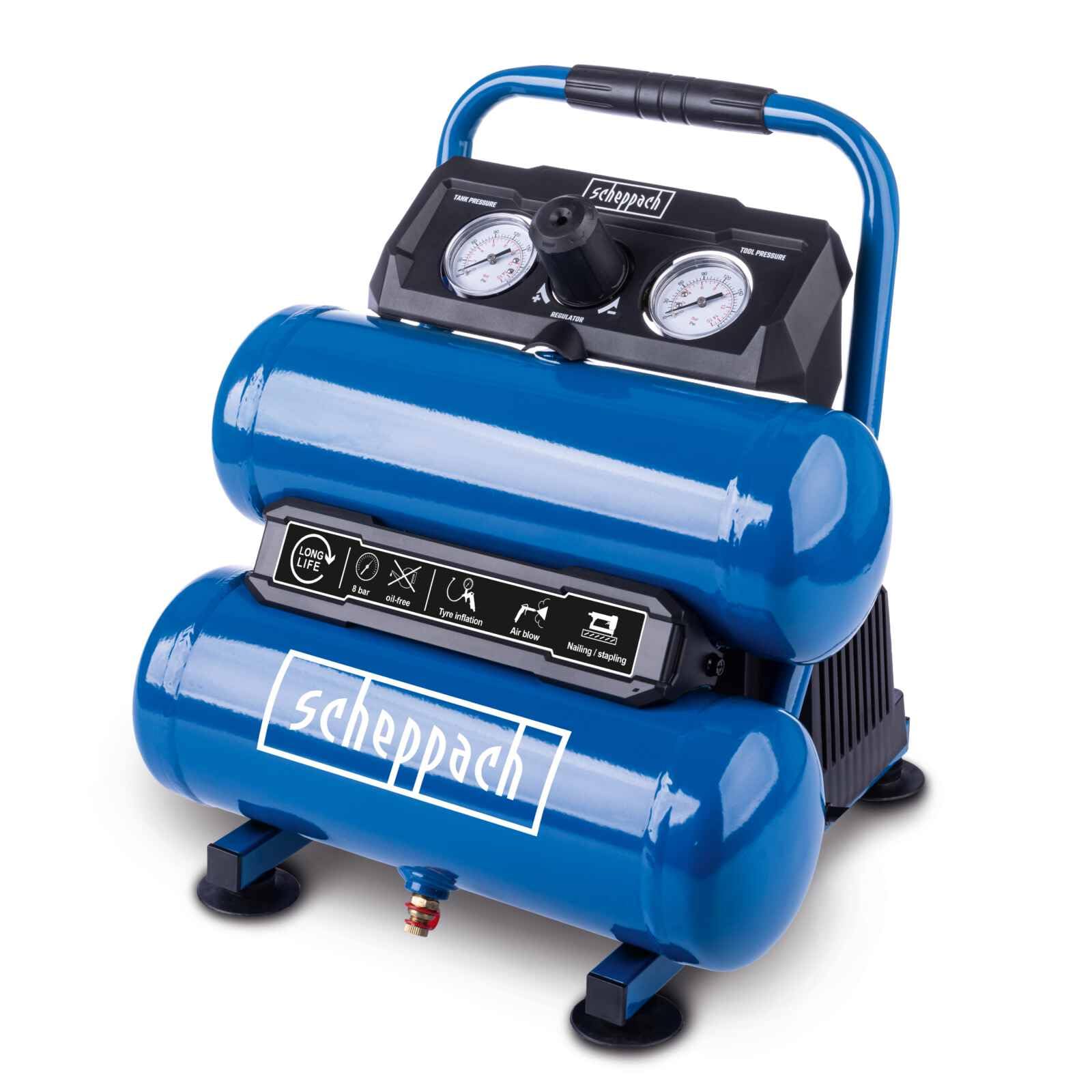 Scheppach Compresseur D’air HC500 – 2200 W / 3,0 CV – Cuve De