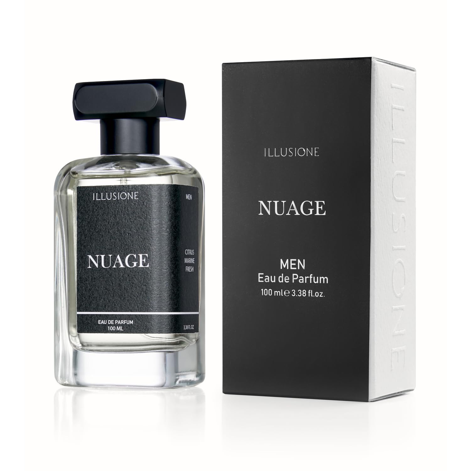 Illusione Nuage EDP Erkek Parfüm 100ml | Narenciye-Marin-Fresh | Deniz, Bergamot, Narenciye, Amber