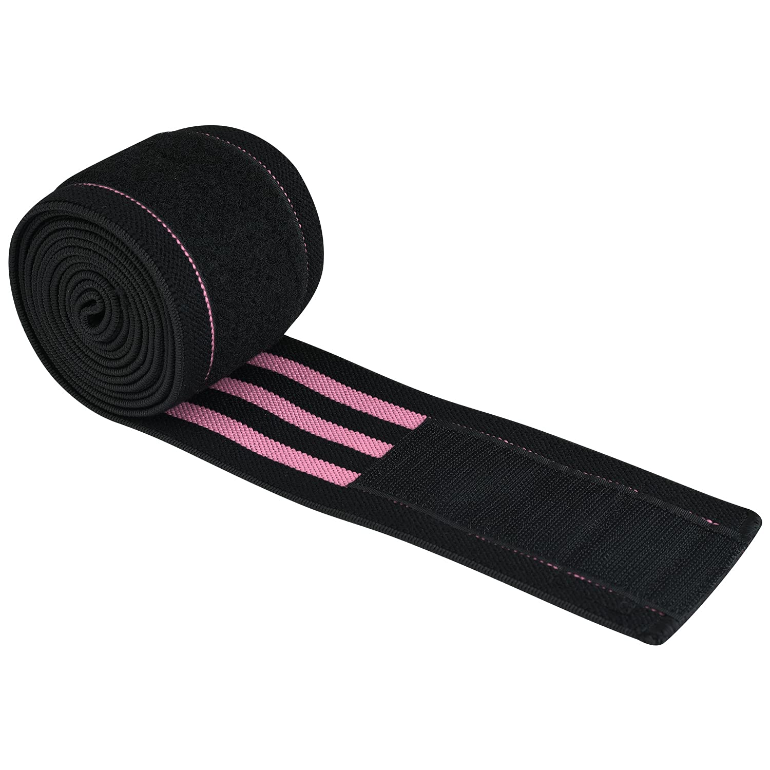 AQF Ginocchiere per Sollevamento Pesi, Con Certificazione IPL e USPA, per Palestra, Resistenti, 198,1 cm, Cinghie di Supporto Elasticizzate, per Powerlifting, Squat (Paio)