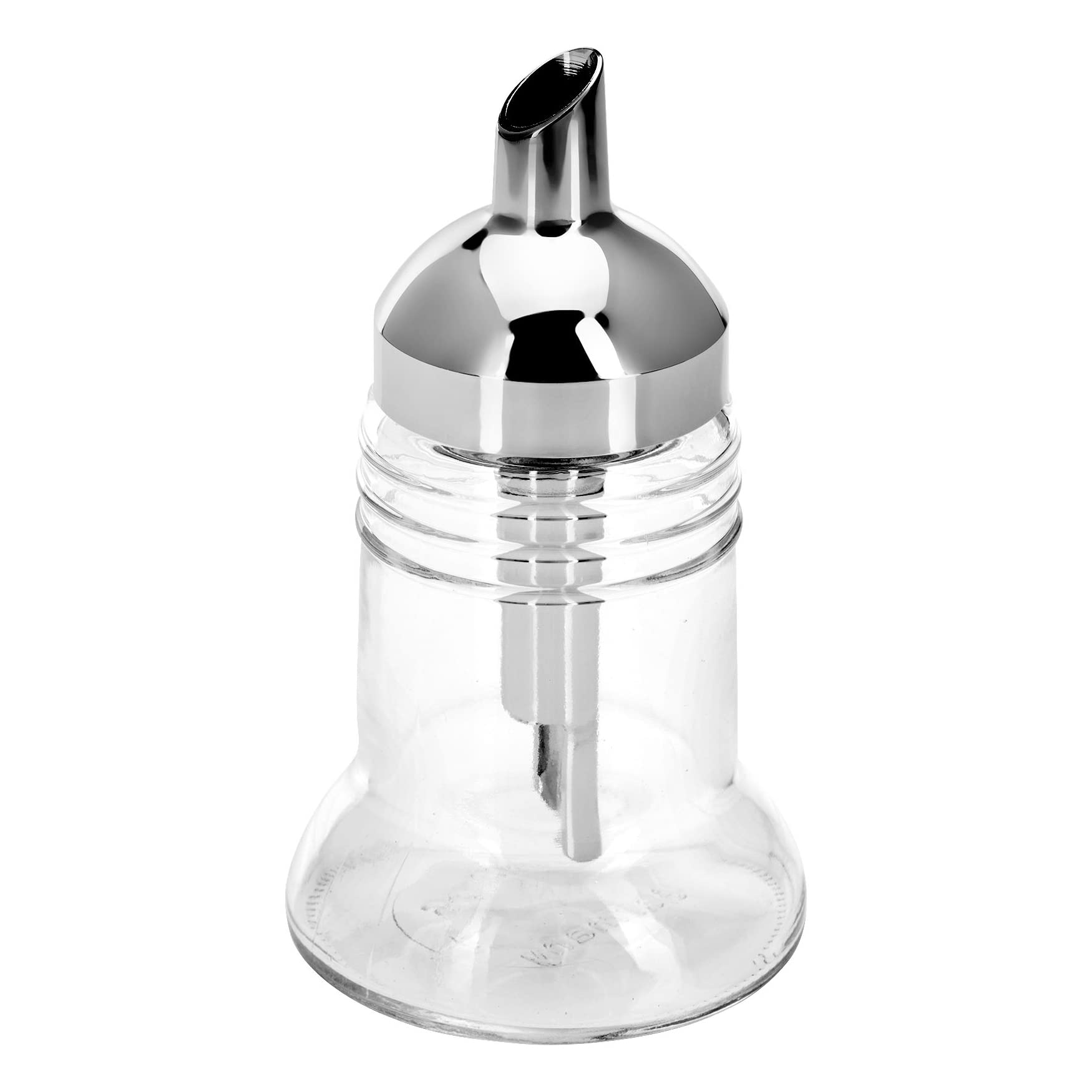 Westmark Sugar Dispenser, Capacity: 150 ml, Glass/Plastic, Chrome-Plated, Paris Chrome, Transparent/Silver, 63432261