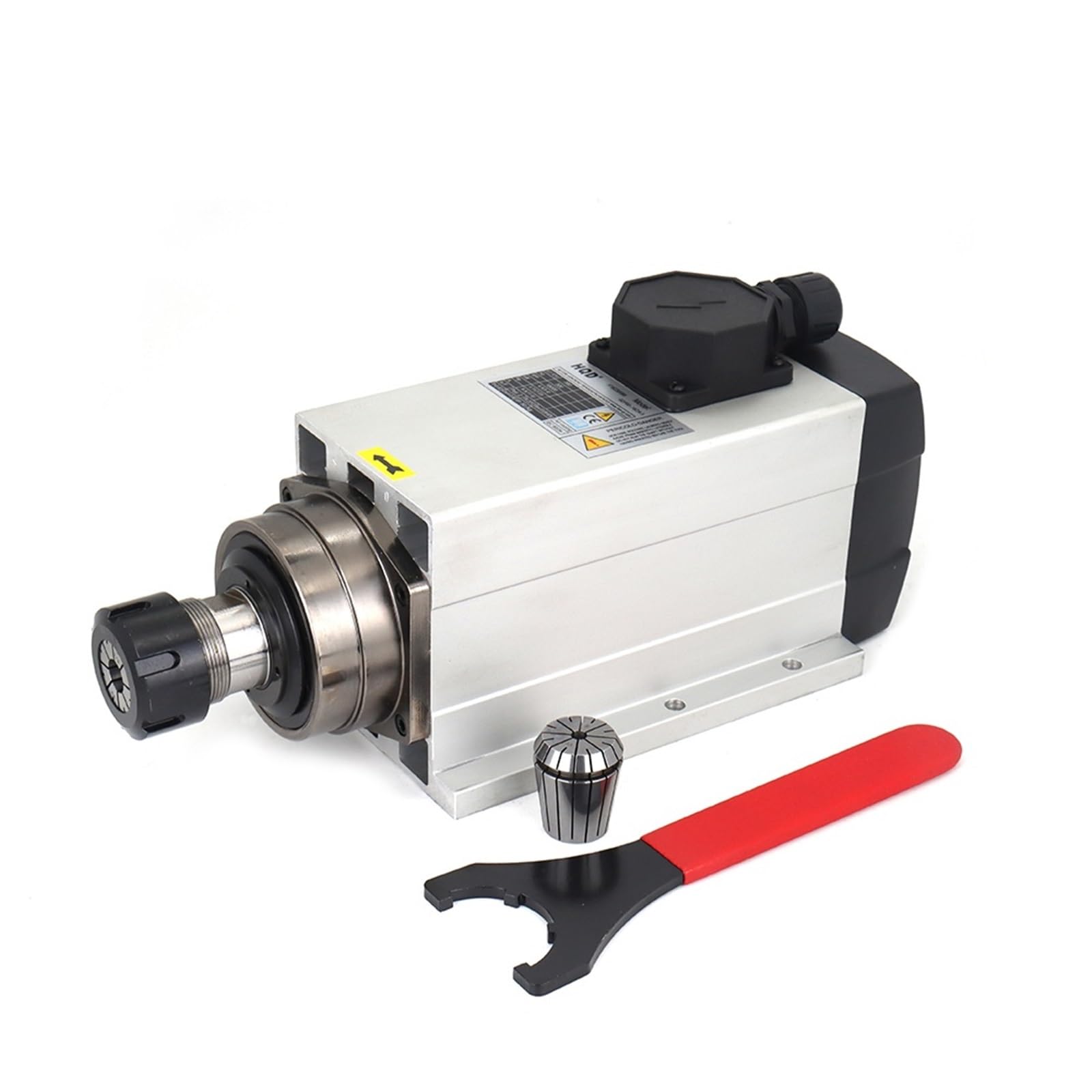 ANERTQUIH HQD CNC Spindle 4.5KW 6KW Air Cooled Motor 380V 220V 18000rpm ER32 300HZ for Milling Router Machine(4.5KW 380V)