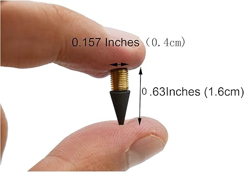 Miniatura 6 de 12 lápices eternos infinitos sin tinta irrompibles con 24 repuestos reemplazables, tecnología de escritura ilimitada, lápiz mágico para escuela,