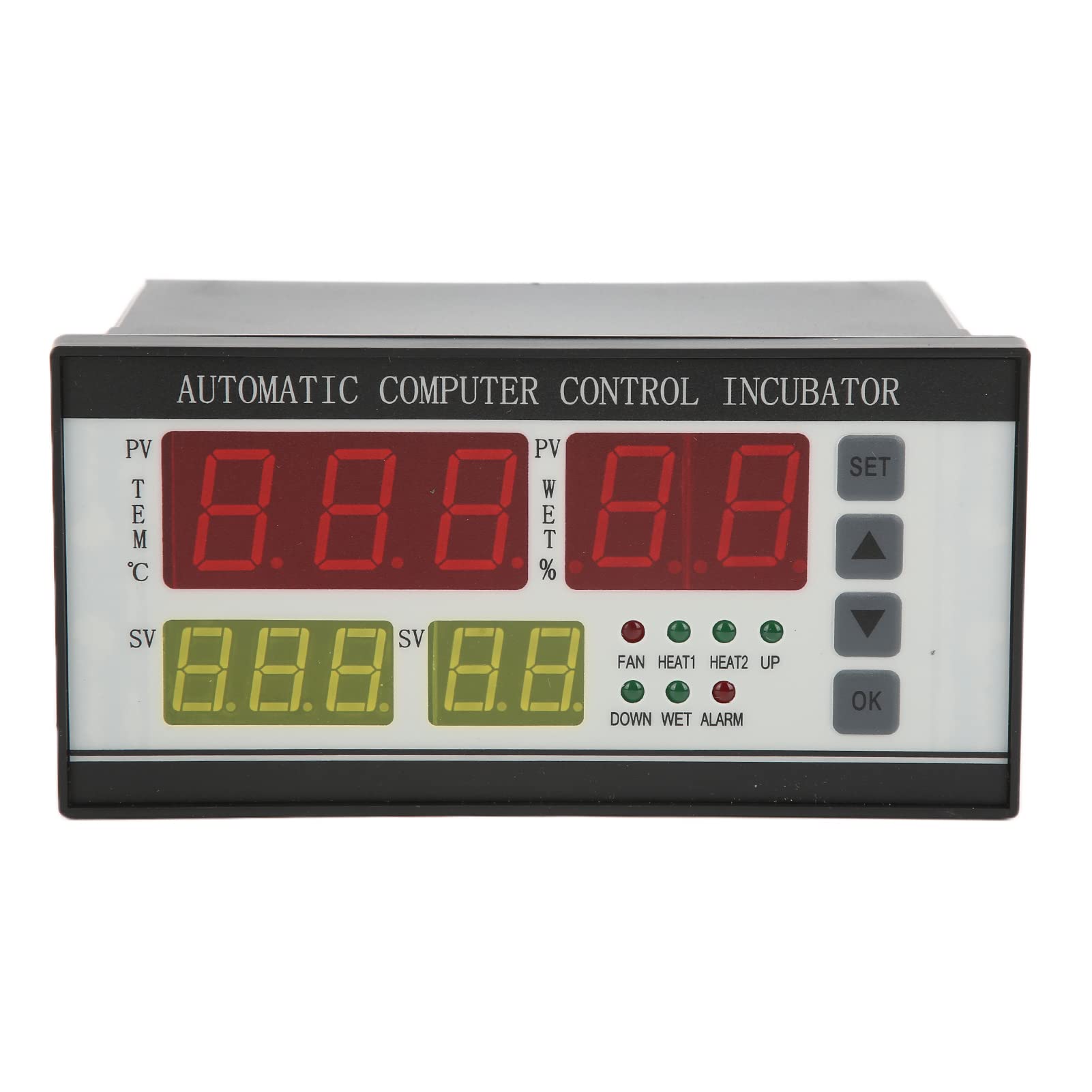 Egg Incubator Temperature Thermostat, Egg Incubator Controller Thermostat 4 Screens Display with Sensor for Incubators Refrigerator (220V)-image-1
