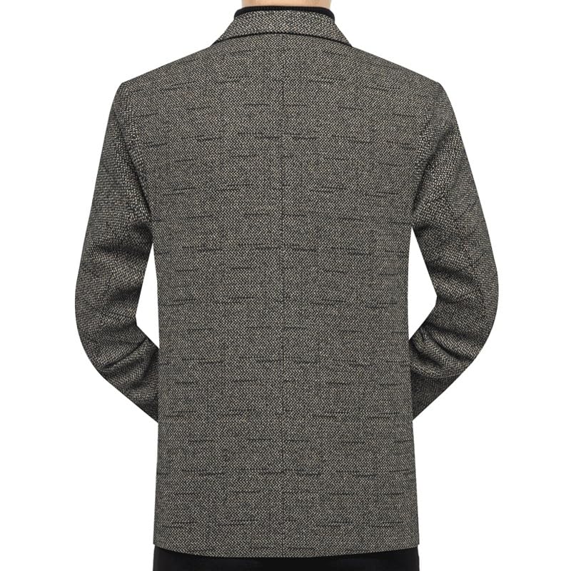 Suit Jacket Mens Tweed Brown Slim 2-Button Cotton Lightweight Blazers Jacket Sport Coat for Prom Homecoming2