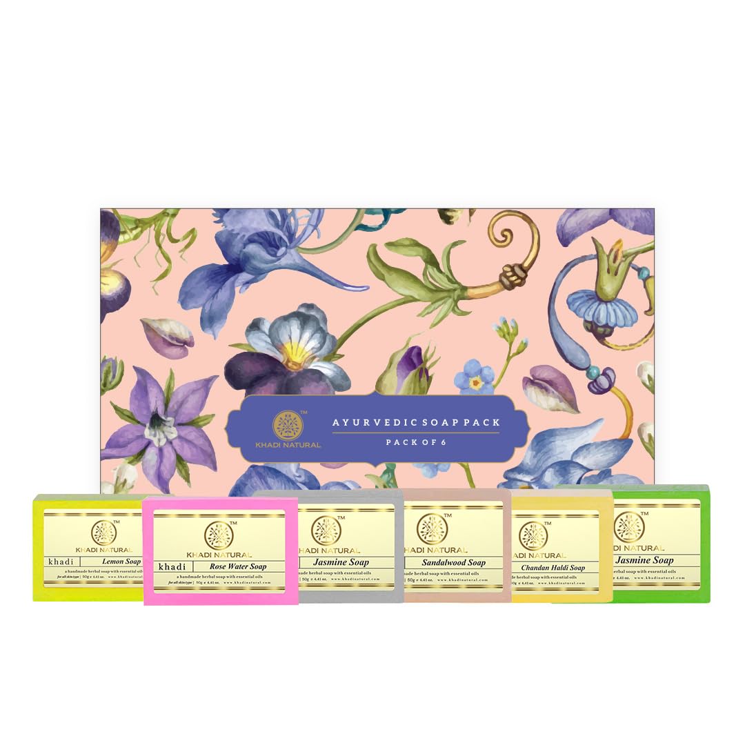 Khadi NaturalSoap Kit (Set of 6)