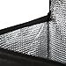 Houseables Insulated Bags, Reusable Groceries Tote, Thermal Shopping Bag, 3 Pack, Black, 16