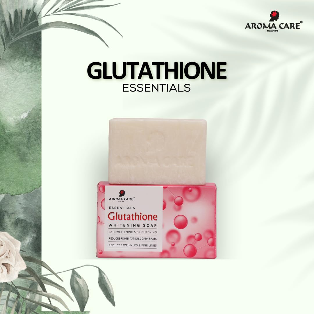 Buy Aroma Care Glutathione Skin Whitening & Brightening Soap 100g – Natural  De-Tan Removal, Anti-Aging, Dark Spot & Pigmentation Treatment, Antioxidant  Bath Bar for Oily, Dry, Sensitive Skin – Unisex Online at